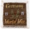 WWI NAMED GERMAN 26TH INF. PILLOW SHAM TO MOTHER