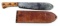 USMC MARINE BOYT 44 BOLO KNIFE W SHEATH