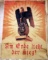 WWII GERMAN NSDAP VICTORY RALLY EAGLE POSTER