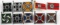 LOT OF 10 ASSORTED WWII GERMAN FLAG TINNIES