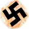 WWII GERMAN THIRD REICH SWASTIKA FLAG ROUNDEL