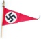 WWII GERMAN NSDAP SMALL PARTY RALLY FLAG