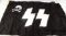 WWII GERMAN REICH SS TOTENKOPF BANNER FLAG