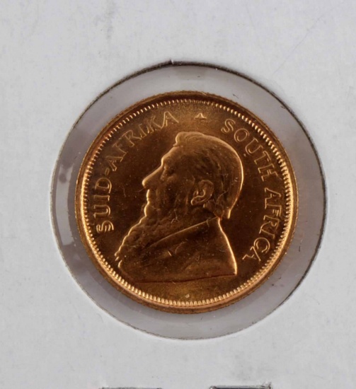 1/10TH OZ KRUGERRAND GOLD COIN BU 1981