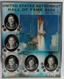 UNITED STATES ASTRONAUT HALL OF FAME 2004 SIGNED