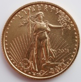 1/10TH  OZ AMERICAN EAGLE GOLD COIN