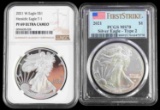 2021 T-1 AND T-2 AMERICAN EAGLE SILVER DOLLAR COIN