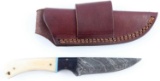 SABLE CUSTOM KNIVES DAMASCUS STEEL STEAK KNIFE