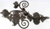 LARGE VINTAGE SPANISH REVIVAL WALL SCONCE