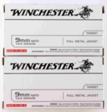 WINCHESTER 9MM 124 GRAIN 100 ROUNDS