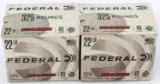 650 ROUNDS OF FEDERAL 22LR AMMO