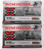 40 ROUNDS OF 308 WINCHESTER POWER-POINT AMMUNITION
