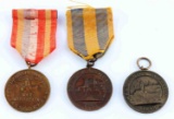 EAST WEST INDIES 1898 CAMPAIGN & WI SPAN AM MEDALS