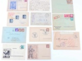 WWII GERMAN REICH LETTERS POSTCARDS & ENVELOPES