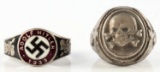 WWII GERMAN THIRD REICH SS AND ADOLF HITLER RING