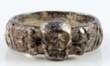 WWII GERMAN REICH TOTENKOPF SS HONOR RING