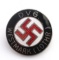 WWII GERMAN DVG WESTMARK SWASTIKA LAPEL BADGE