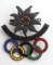WWII GERMAN THIRD REICH WINTER OLYMPICS BADGE