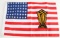 WWII GERMAN US BUND SWASTIKA BANNER FLAG