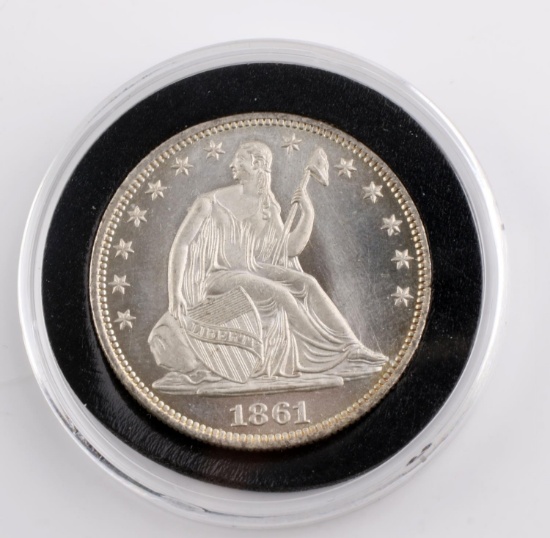CONFEDERATE STATES OF AMERICA SEATED LIBERTY COIN