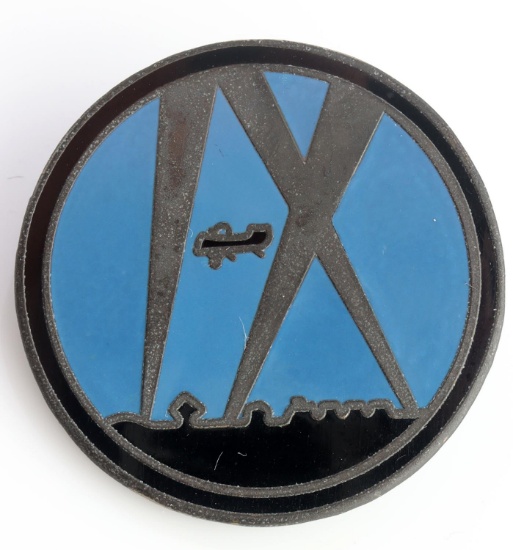 WWI US 9TH AERO OBSERVATION SQUADRON LAPEL BADGE