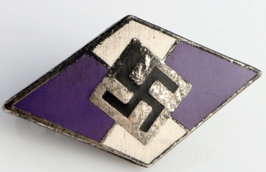 WWII GERMAN HITLERS YOUTH MEMBERSHIP DIAMOND