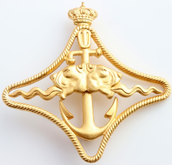 WWII GERMAN ITALIAN KRIEGSMARINE U BOAT BADGE