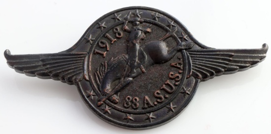 WWI US AERO AEF AIR SERVICE SQUADRON BADGE