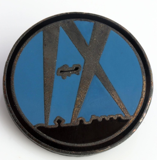 WWI US 9TH AERO OBSERVATION SQUADRON BADGE