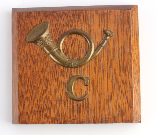 US CIVIL WAR UNION INFANTRY KEPI C CAP BADGE