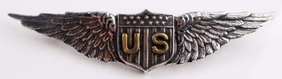 WWI US AVIATOR PILOT WING BY TIFFANY AND CO