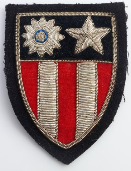 WWII US CHINA BURMA INDIA CBI BULLION PATCH