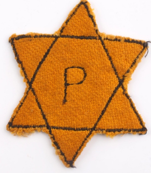 WWII GERMAN THIRD REICH STAR OF DAVID PATCH