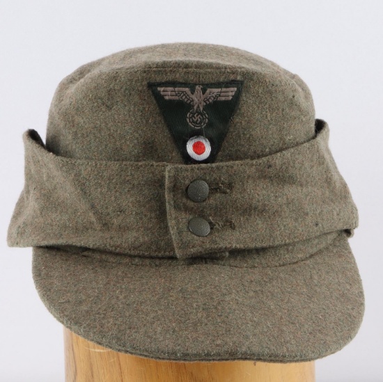 WWII GERMAN THIRD REICH HEER EM M43 COMBAT CAP