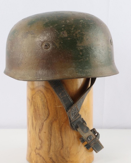 WWII GERMAN LUFTWAFFE PARATROOPER CAMO HELMET