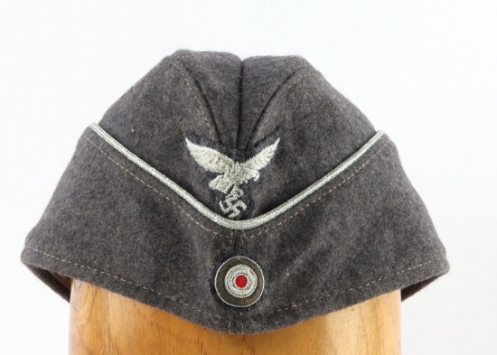 WWII GERMAN REICH LUFTWAFFE OFFICERS OVERSEAS CAP