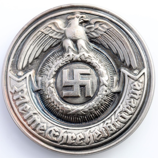 WWII GERMAN WAFFEN SS OFFICERS BELT BUCKLE