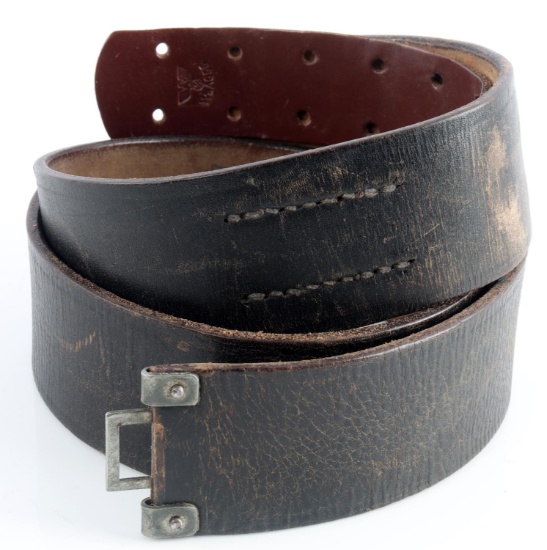 WWII GERMAN THIRD RIECH ARMY COMBAT LEATHER BELT