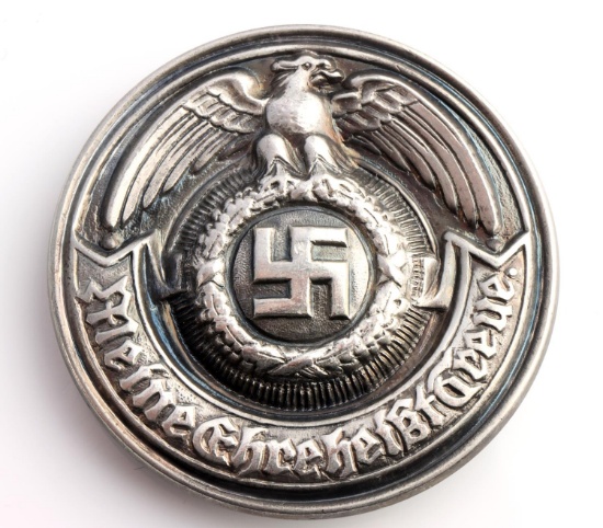 WWII GERMAN WAFFEN SS OFFICERS BELT BUCKLE