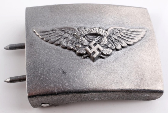 WWII GERMAN THIRD REICH LUFTSCHUTZ BELT BUCKLE