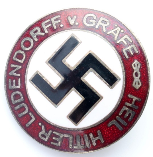 WWII GERMAN HEIL HITLER NSDAP PARTY BADGE