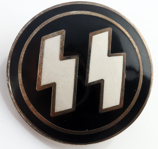 WWII GERMAN WAFFEN SS PARTY LAPEL BADGE