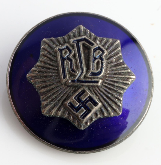WWII GERMAN LUFTSHUTZ RLB CIVIL DEFENSE BADGE