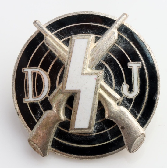 WWII GERMAN JUGEND DJ SHOTTING MARKSMAN BADGE