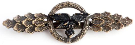 WWII GERMAN LUFTWAFFE SILVER TRANSPORT CLASP