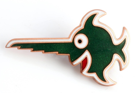 WWII GERMAN KRIEGSMARINE FLOTILLA SWORDFISH BADGE
