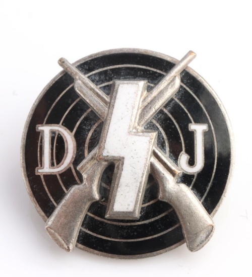 WWII GERMAN DJ SHOOTING MARKSMAN BADGE