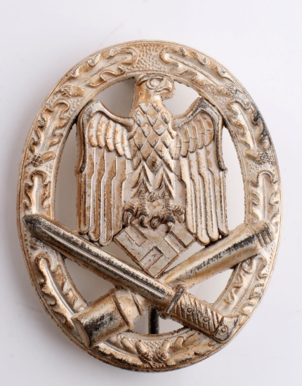 WWII GERMAN THIRD REICH GENERAL ASSAULT BADGE