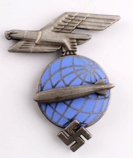 WWII GERMAN THIRD REICH ZEPPELIN AIR SHIP BADGE