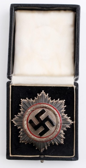 WWII GERMAN REICH DEUTSCHES KREUZ IN SILVER